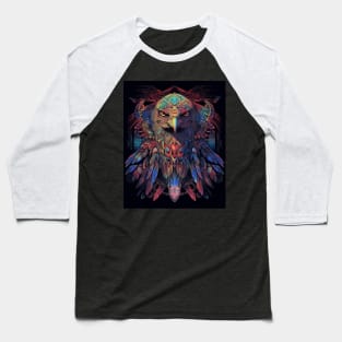 DMT Art Shamanic Eagle Baseball T-Shirt
